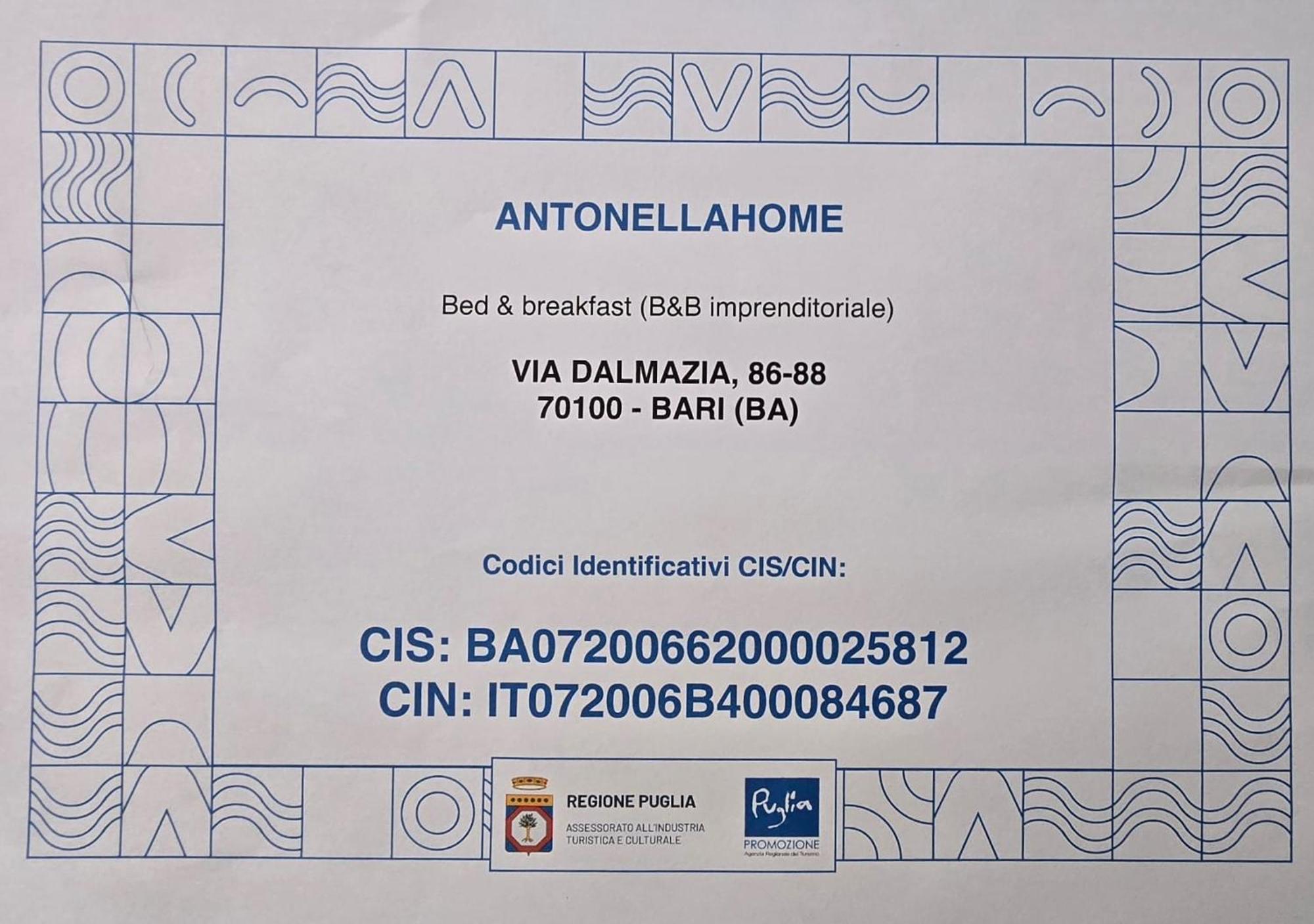 Antonella Home B&B Bari Kültér fotó